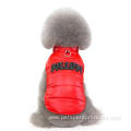 Eco-friendly luxury winter embroidered dog clothes